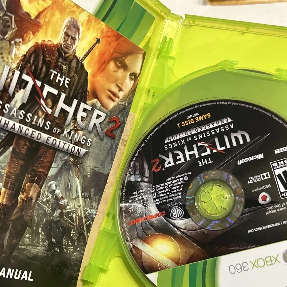 The Witcher 2 Assassins of Kings Enhanced Edition Microsoft Xbox 360 CIB w/ Map‎